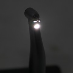 2 Dental Fiber Optic 1:5 Winkelstück Handstück Rot Mit Licht For NSK X95L Ti-Max