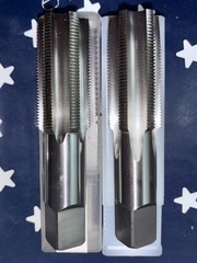 2pc SET Nachi 1-1/2-12 NF G H4 6FL Tap 1-1/2” 12tpi Taper & Plug 1 of Each
