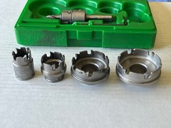 2 Sets Carbide Hole Cutters (Greenlee 660 & Ideal 36-311 Sets – Both Partial)