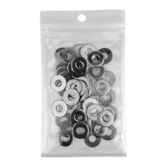 25 Pcs 1/4 Inch Stainless Steel Flat Washers Screws 304 Corrosion Resistant New