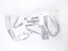 Miller SSRLC Carabiner 3/4″ Gate Opening, Offset-D 4-1/2″ Overall Width 49XM51