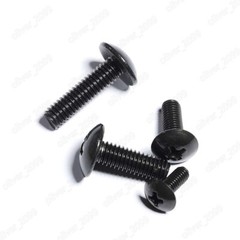 Black 316 Stainless Steel Phillips Recessed Truss Head Machine Screws M4 M5 M6