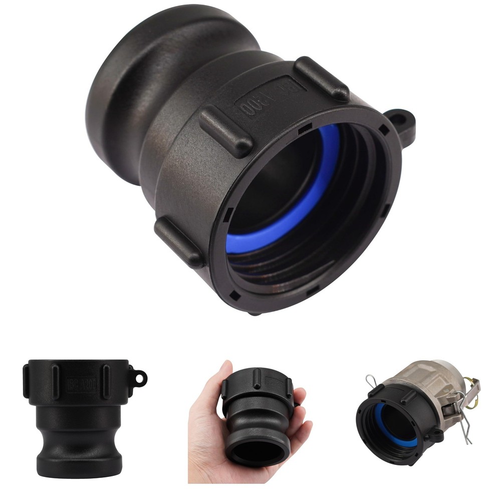 2 Inch IBC Tote Adapter Cam and Groove Fittings Polypropylene Coarse Thread