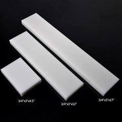 HDPE Block WhitePE Polyethylene Rectangular Solid Plastic Tapping（2″ x 12″ x 3″）