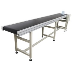 Electric PVC Conveyor Belts System 118in Length 15.7in Width Adjust Speed 110V