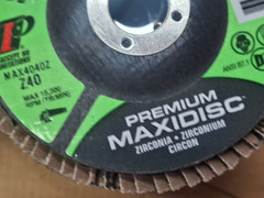 10-PK Pearl Abrasive MAX4040Z 4″ x 5/8″ Zirconia Premium Z40 Flap Disc MAXIDISC