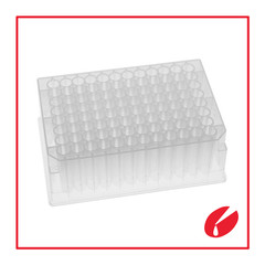 Plate, 96 Round Well U-Bottom 45.30mm Height, 2.0mL, 50 Plates