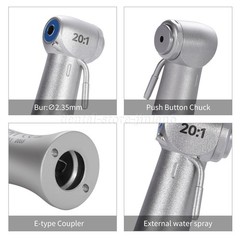 Dental 20:1 Reduction Implant Contra Angle E-Type Handpiece USA