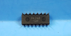 (4 pcs) IC, KM41256AP-12, SAMSUNG, 256k Dram 16p, 16p DIP