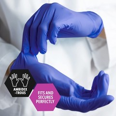 MED PRIDE Nitrile Medical Exam Gloves Large [Box of (Pack 50), Blue