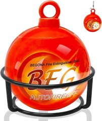 Supa Ant Automatic Fire Suppressant Ball Extinguisher w/ Stand/Mounting Bracket