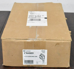 BNIB 25 Southwire 72C25 4-11/16″ Square Device Ring 2″ Raised 2 Gang Garvin