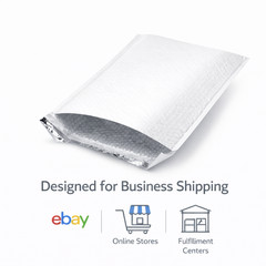 75 Expandable Poly Bubble Mailers # 2 8.5×11.25 4in Gusset 7/64 Padded