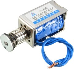 DC 12V 24V 45N 10mm Pull Push Type Frame Linear Motion Solenoid Electromagnet