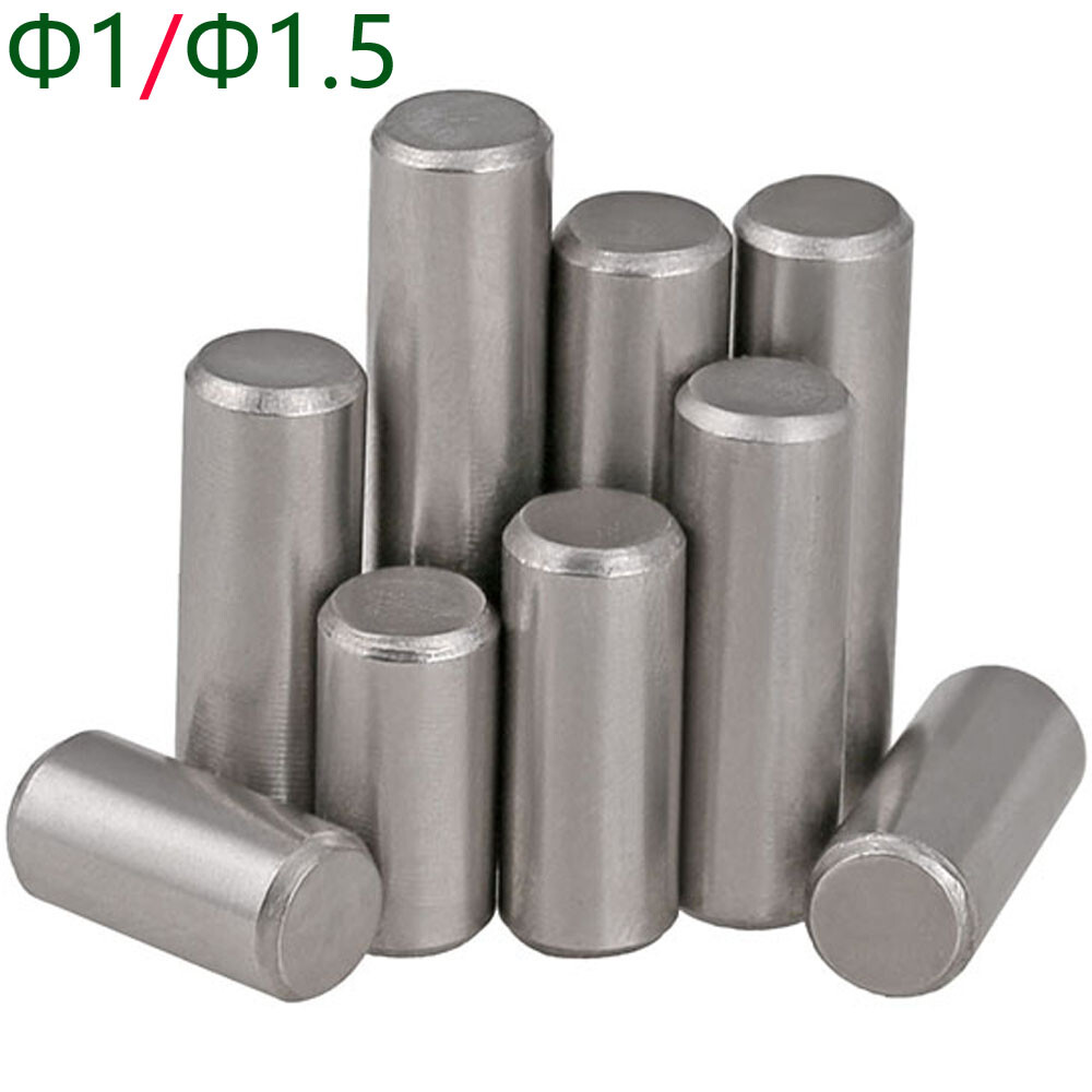 Φ1 Φ1.5 A2 Stainless Steel Solid Dowel Pins Rod Position Pins Cylindrical Pins