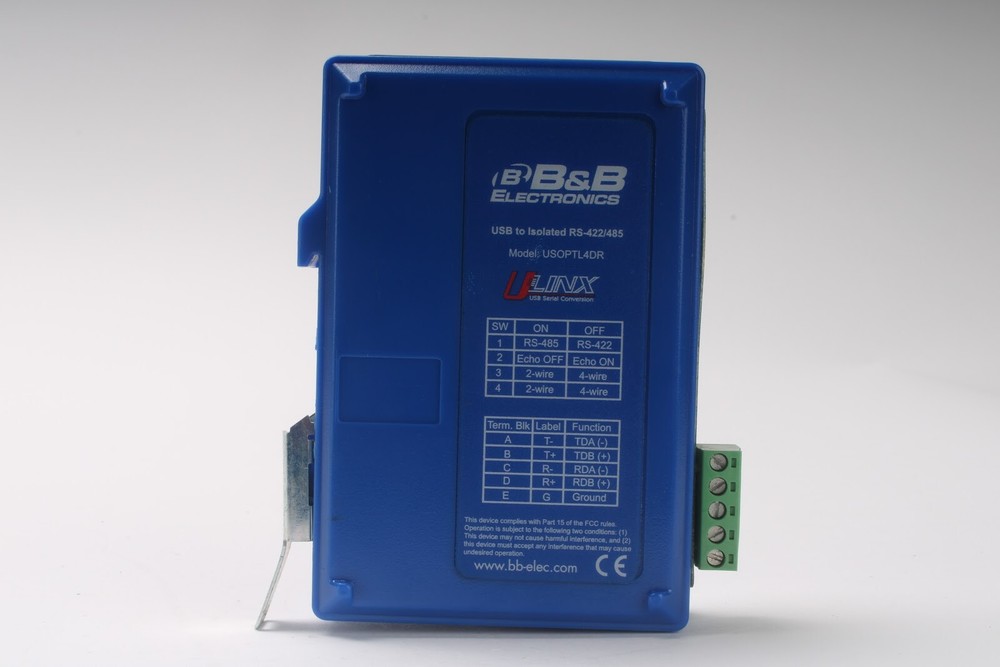 B&B Electronics USOPTL4DR Interface Module
