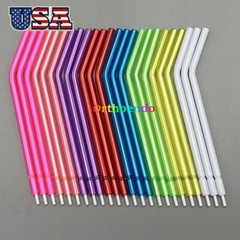 Dental 3-Way Air Water Syringe Disposable Spray Tips Triple Nozzles Tubes 250Pcs