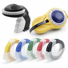 5PK Label Replace for Dymo 3D 9mm Plastic Embossing Tape Xpress Label Maker 3/8″