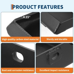 Mini Skid Steer Receiver Hitch Mount Plate Attachment For Toro Dingo Ditch Witch