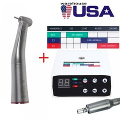 US Dental Brushless LED Electric Micro Motor 1:5 Increasing Handpiece