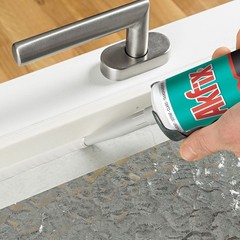 100% Waterproof White Silicone Caulk – 12 Pack, 10.1 fl. oz. for Kitchen, Bathro