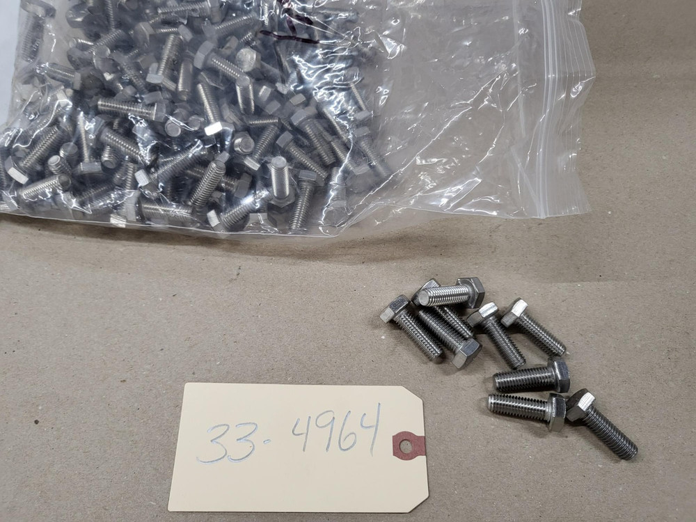 Hex Head Cap Screw M10 x 30 DIN 933 316 S/S QTY 170