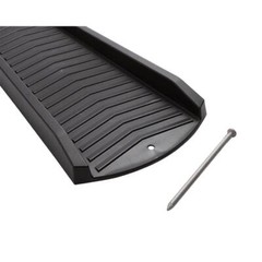 Amerimax 2 in. H X 11 in. W X 24 in. L Black Vinyl Splash Block