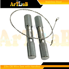 Set of 3pcs Cattle Dehorning Twisted Wire OB Tool Cutting Hand-Saw Wire 23in