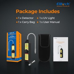 Elitech WJL-6000S Updated Refrigerant Halogen Leak Detector HVAC Tester