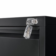 4 Drawer File Cabinet with Lock Metal Vertical Filing Cabinet for Office Home