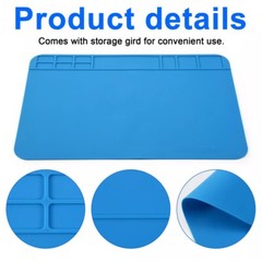 Silicone Watch Repair Mat Scratch Free Handling Watchmaker battery movement dial