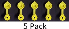 New JSP Universal Fuel Jug Vent Caps – 5 Pack with Improved Retaining Lip