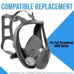 2PCS 6897 Headband Full Mask Replacement Straps For 3M Facepieces 6700/6800/6900