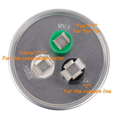 35+5 35/5 uF MFD 370-440V 440 VAC Motor Dual Run Capacitor CBB65-R – 5Pack