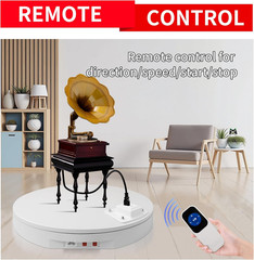 19.7In/50Cm Large Motorized Rotating Display Stand,400Lb Capacity Electric Rotar