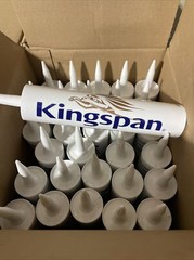 Case of 30 KINGSPAN Non-Skinning White Butyl Sealant Low VOC Expired 04/2025