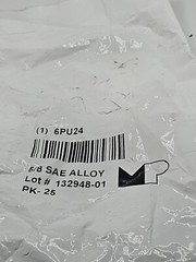 (QTY 50) Screw 5/8 in Steel Through Hardened Zinc Yellow 0.656 in In Dia 6PU24