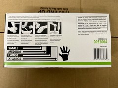 Sysco Reliance Vinyl Gloves Foodservice Grade Powder-Free Large 100 ct