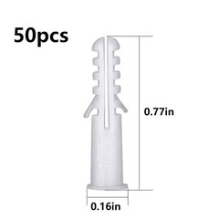 (274 pcs) Plastic Drywall Wall Anchors Kit with Screws， Concrete Screw kit Wa…