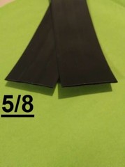 5/8″ inch 15.9mm BLACK 2:1 heat shrink tubing polyolefin (1FOOT)