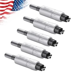 1-10* Dental Low Speed Air Motor Handpiece E-type 4 Holes Micromotor Inner Water
