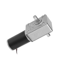 DC 12V 10RPM Double Shaft Worm Gear Motor High Torque Speed Reduction