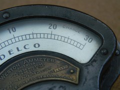 Antique Weston Ammeter Delco Model 267 Vintage Gauge early 1900’s
