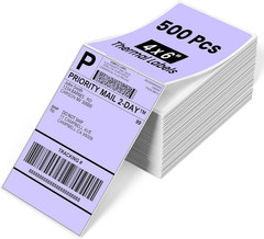 Direct Thermal Labels Multiple Sizes Colors Shipping Mailing Address Stickers