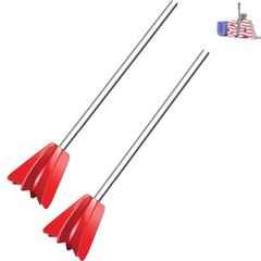 HMQ Helix Paint Mixer Drill Attachment for 1-Quart and 1-Cup Containers, 2 Pack