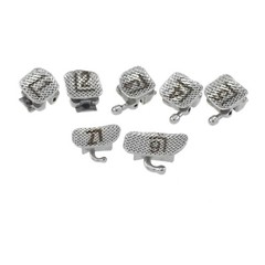 Dental Orthodontic Brackets Self Ligating Braces Metal Ceramic Roth MBT 022 345