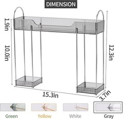Bathroom Countertop Organizer Over The Faucet, Narrow Counter Organizers Above