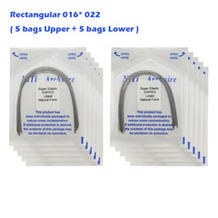 100PCS Dental Orthodontic Niti Arch Wire Natural Form Arches Round Rectangular