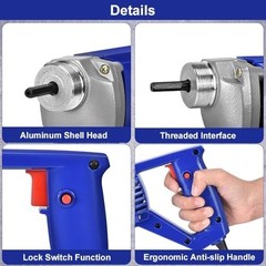 Portable Electric Concrete Vibrator Tool – 6.6ft Handheld, 1500W, 13000VPM