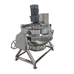 26.5gal Tilting Jacketed Kettle Commercial Cooking Sandwich Steam Pot 220V 100L